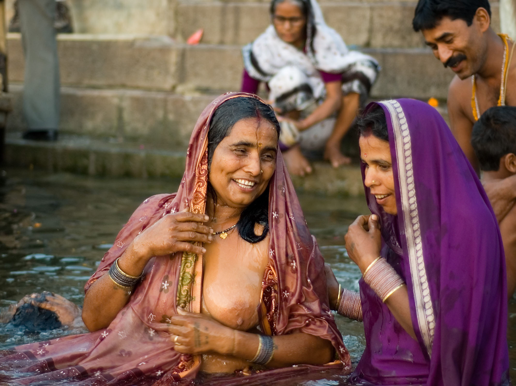 Desi nude river