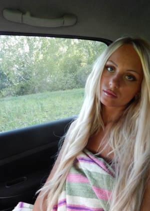 Сексуальные фото красивой русской блондинки